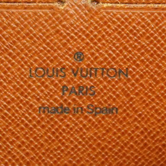 Louis Vuitton Long Wallet Monogram Zippy M60017 Brown Men's Women's - Picture 4 of 11